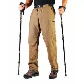 imagem de Calça Bermuda de Caminhada e Trekking Bio Proteção Solar UVA UVB FPS50+ Masculina - Hard Mountain