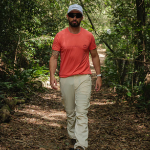 imagem de Calça Bermuda de Caminhada e Trilha Atacama Bege Masculina - Kailash