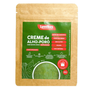 imagem de Creme de Alho-Poró com Batata Doce Liofilizada - Lyovibes
