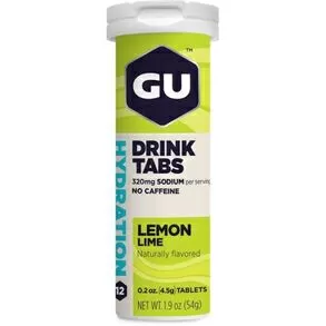 imagem de GU Hydration Drink Tabs Limão em Tubo com 12 pastilhas - Gu Energy