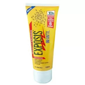 imagem de Repelente Gel Infantil com até 10Hrs de Proteção a base de Icaridina 100ml    - Exposis