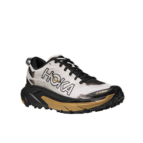 imagem de Tênis de trilha Mafate 5 Masculino Branco e Preto - Hoka